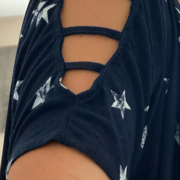 NY&CO navy star shirt NWT - Picture 2 of 5